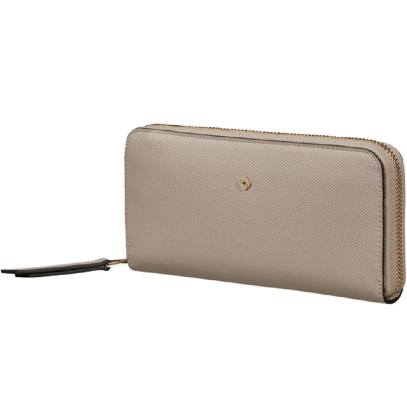 Portmoneu Samsonite CHROMATE L SLG-319, 18.6 x 10 x 2 cm, Poliuretan, Roz pudrat