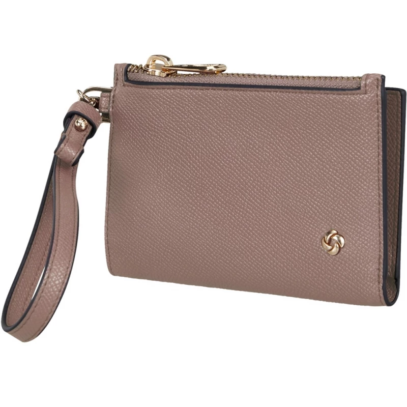 Portmoneu Samsonite HOURLY SLG 338, 12.5 x 7.5 x 1 cm, Poliuretan, Roz pudrat