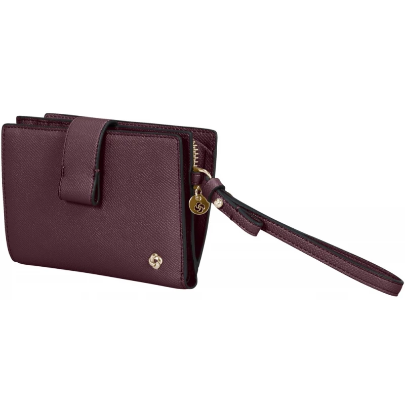 Portmoneu Samsonite HOURLY SLG 340, 15 x 10 x 1.5 cm, Poliuretan, Bordo