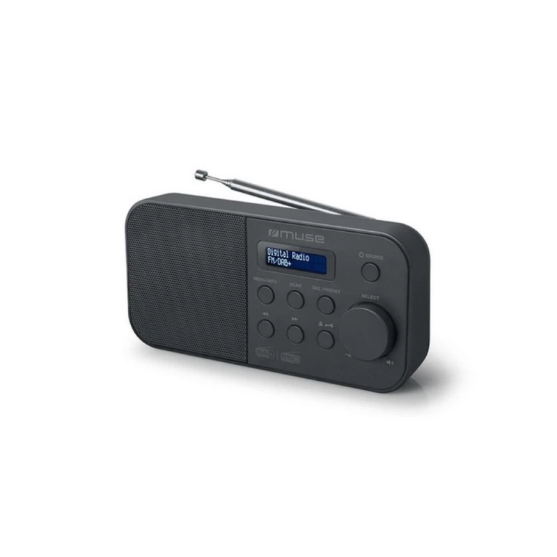Radio portabil MUSE M-109 DB, TUNER DAB+, FM PLL RADIO, BLACK