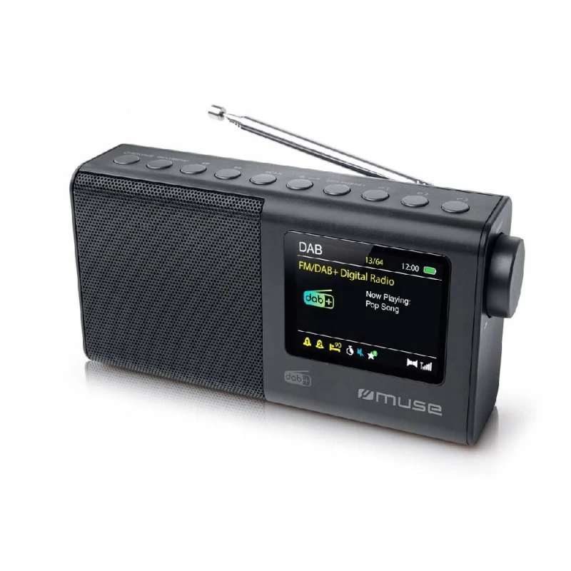 Radio portabil MUSE M-117 DB, TUNER DAB+, FM, LCD, BLACK