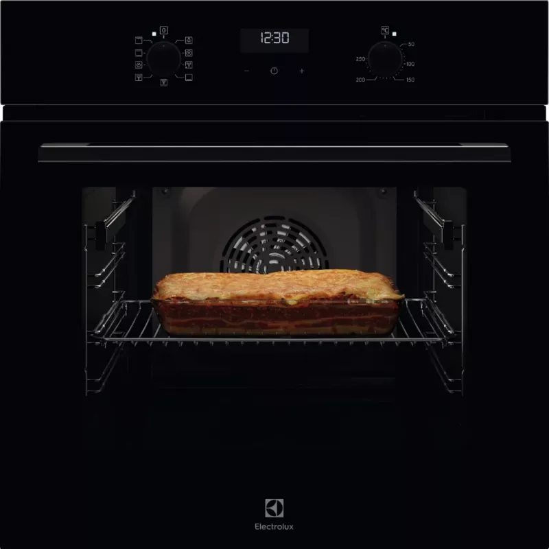 Cuptor electric incorporabil ELECTROLUX EOF5C50BZ, 65 l, 8 functii, Grill, Timer, Negru, A