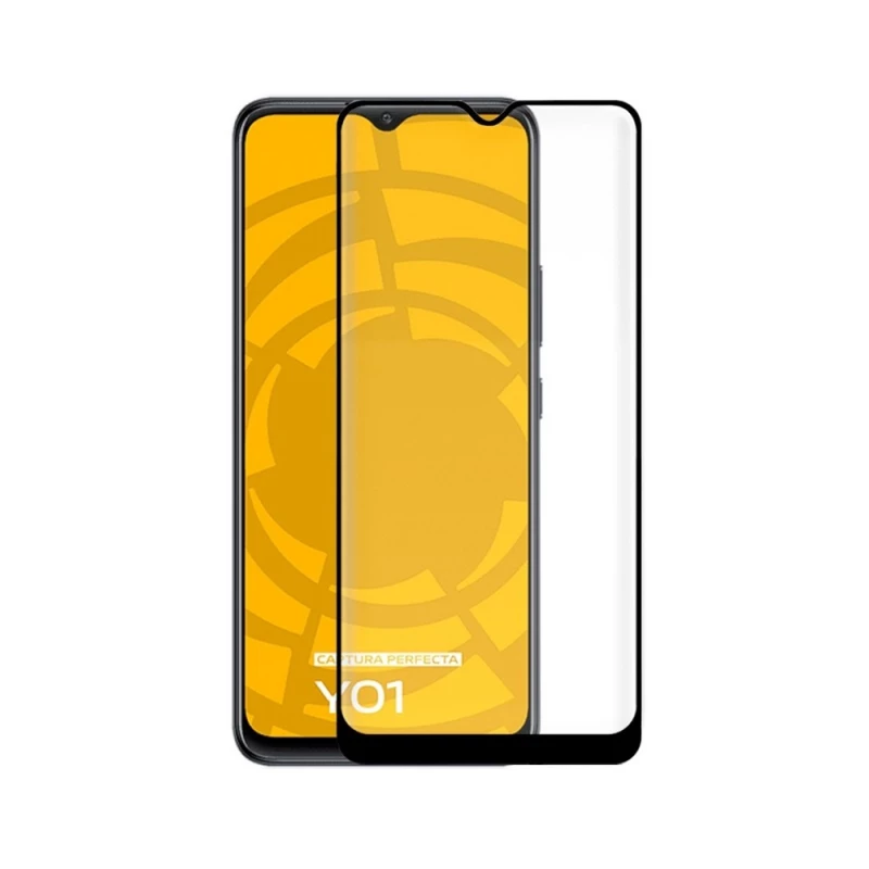 Защитное стекло HELMET Diamond Glass 4D Vivo Y01, Black