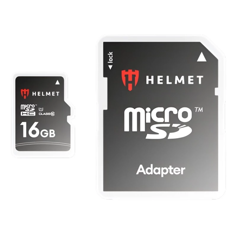 Card de memorie HELMET MICROSD CARD (CLASS 10) UHS-I (U1) + SD ADAPTER, BASIC LINE, 16 GB