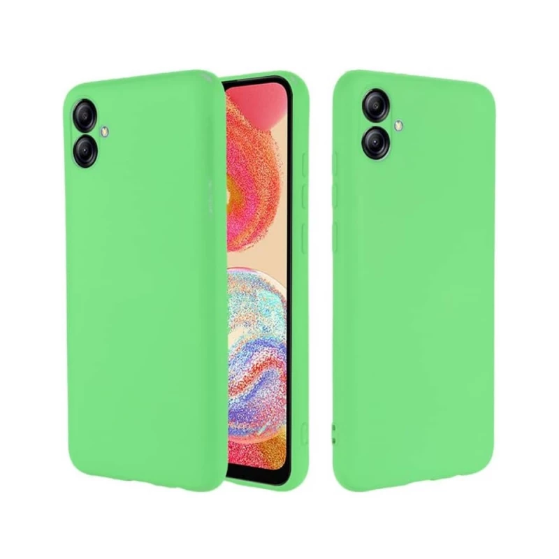 Чехол HELMET Case Liquid Silicone Samsung A04, Green