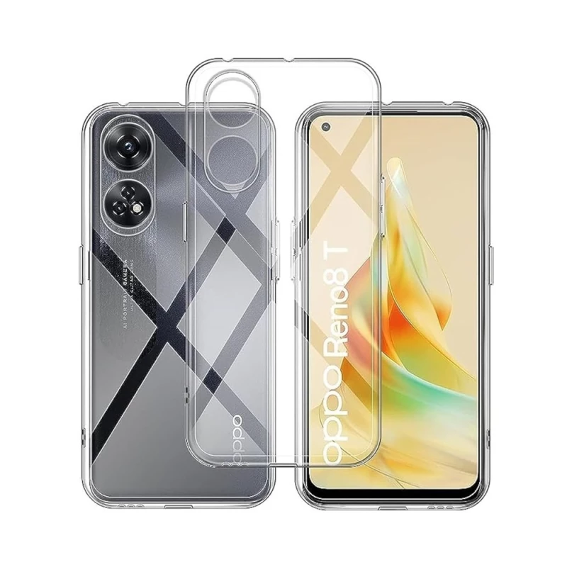 Чехол HELMET Case TPU Soft Oppo Reno 8T 4G, Clear