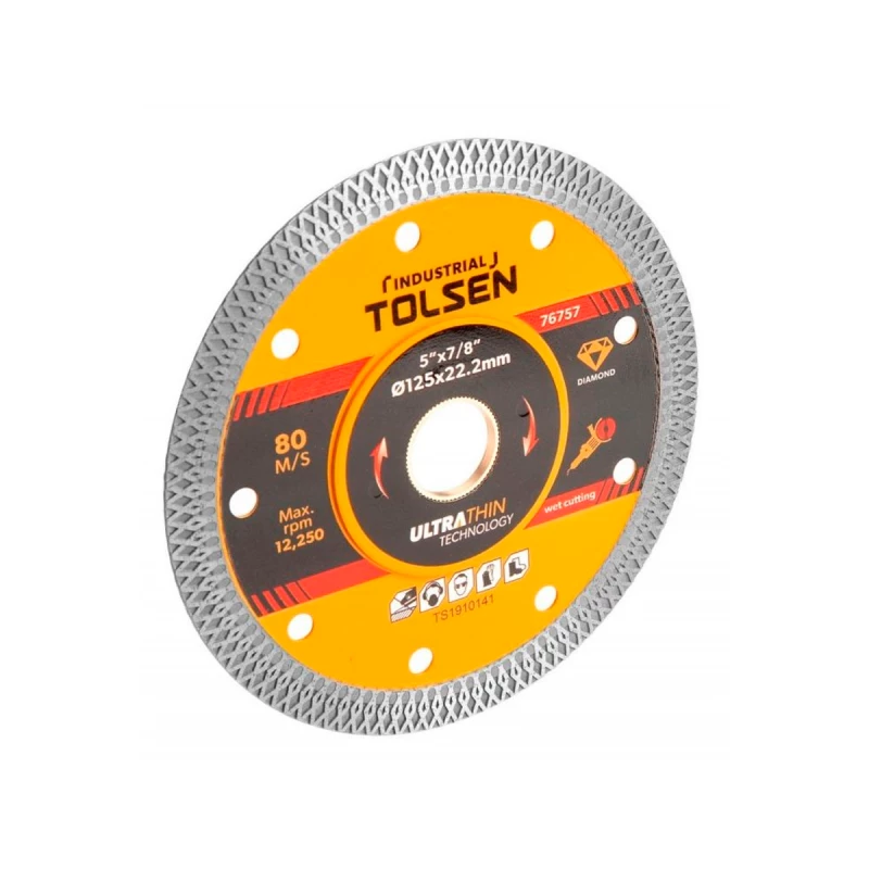 Disc diamantat Tolsen 125X22,2MM