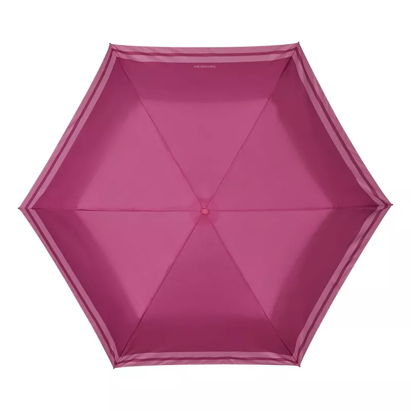 Umbrela Samsonite POCKET GO-3 UMBRELA ROZ-VIOLET 1ST, Poliester cu suport de teflon, Roz violet, 90