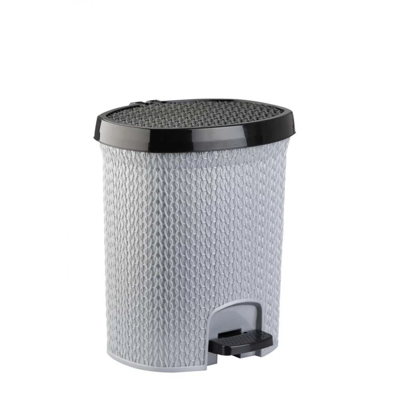 Cos pentru gunoi MP COS GUNOI CU PEDALA KNIT DESIGN CK 013 20 LITRI GRI