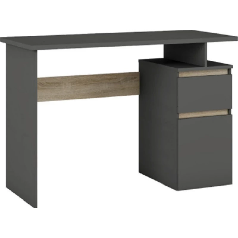 Masa de birou MP TABLE 4 1.2M GRAPHITE/OAK SONOMA