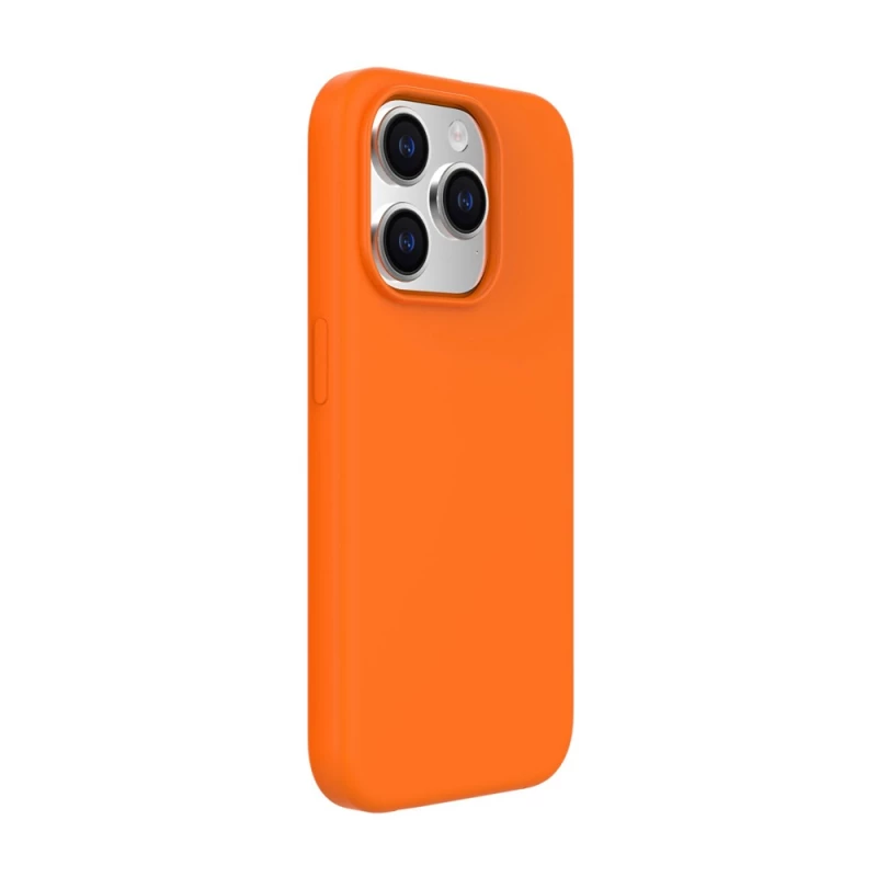 Чехол HELMET Case Liquid Silicone iPhone 14 Pro, Orange