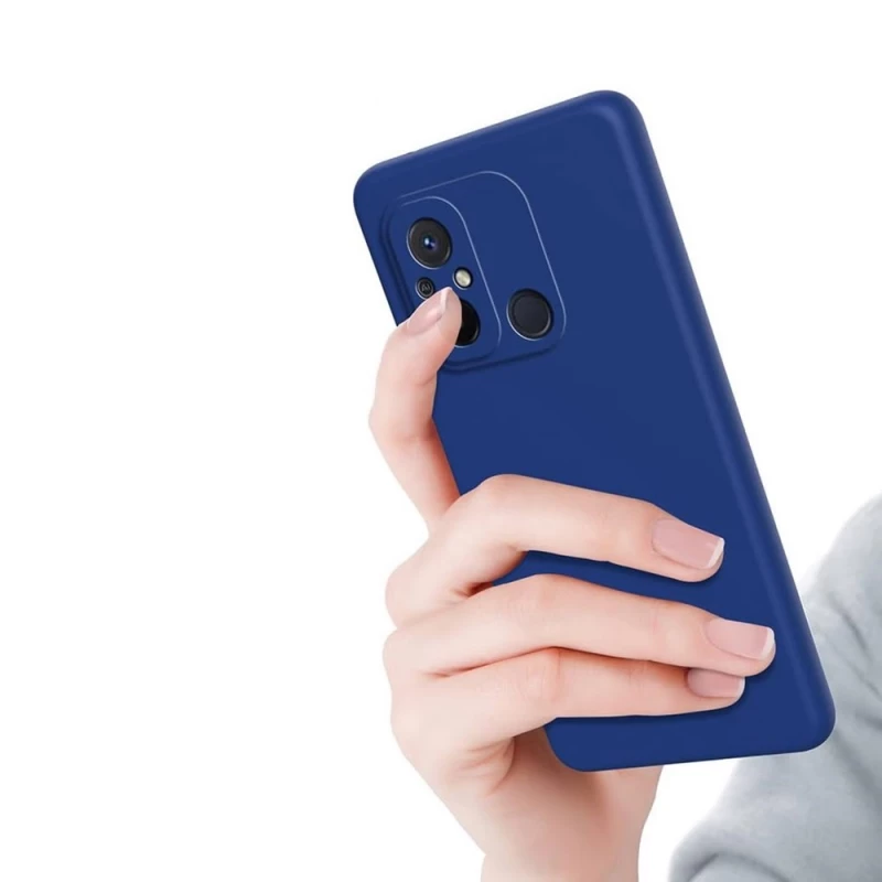 Чехол HELMET Case Liquid Silicon Redmi 12C, Blue