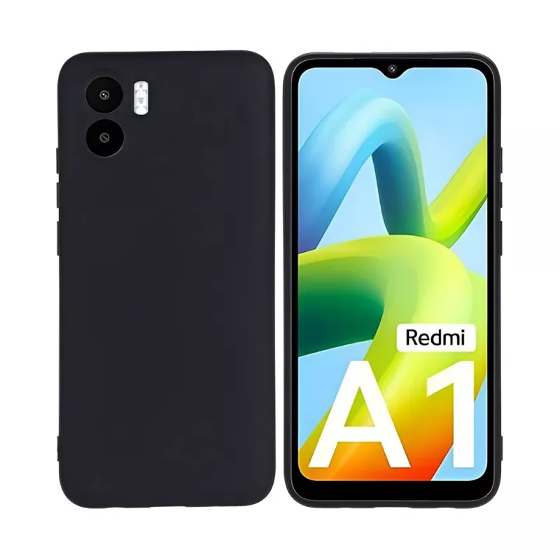 Husa HELMET LIQUID SILICONE REDMI A2, BLACK