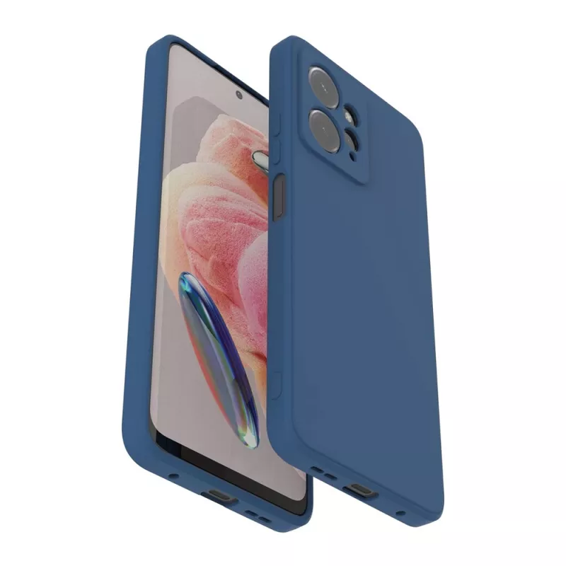 Husa HELMET CASE LIQUID SILICONE REDMI NOTE 12 4G, BLUE