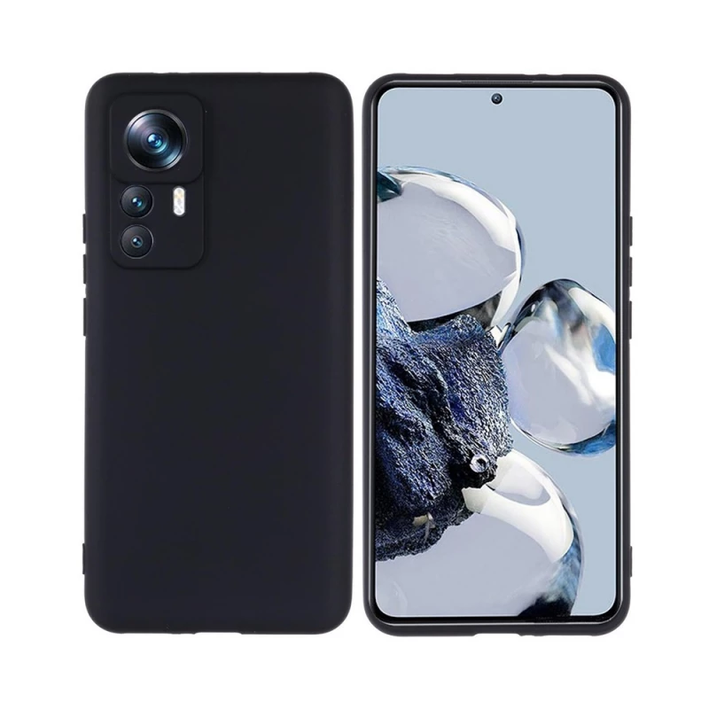 Чехол HELMET Case Liquid Silicone Xiaomi 12T/12T Pro, Black