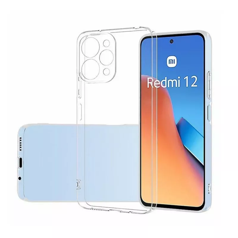 Чехол HELMET TPU Soft Redmi 12, Clear