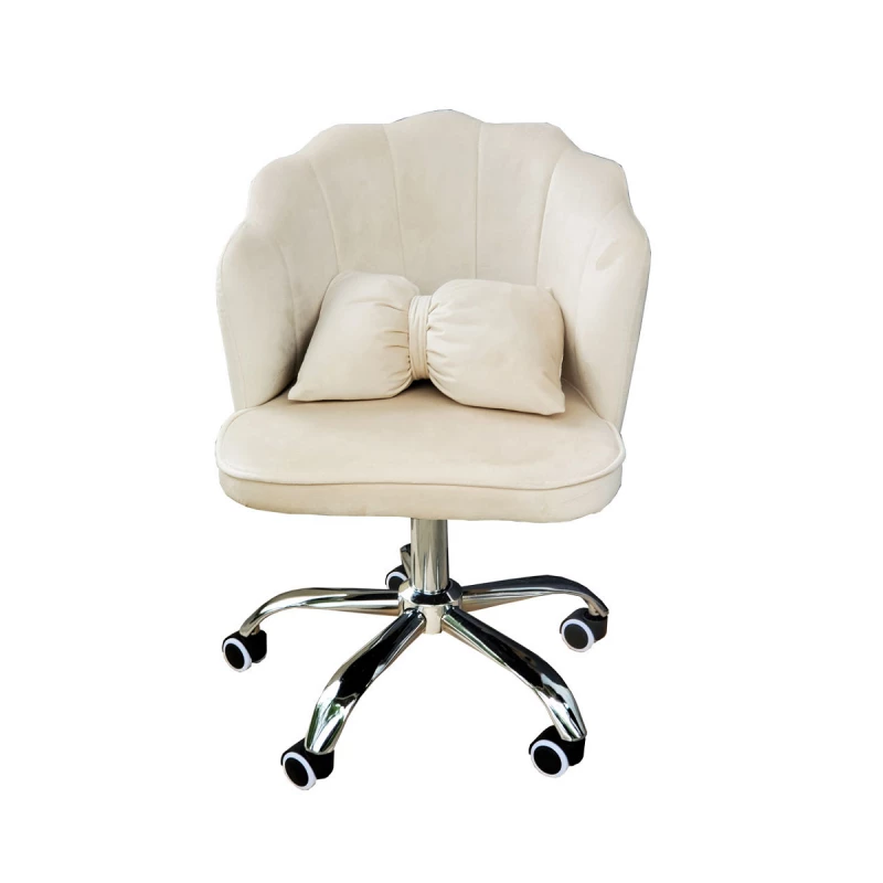 Fotoliu de birou MP 6833 VELOUR 3 IVORY