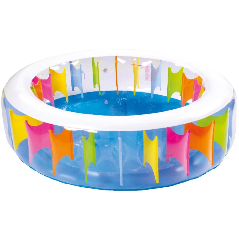 Надувной бассейн SunClub Giant Rainbow (10628), 560 л, 190 x 190 x 50 см, 6+