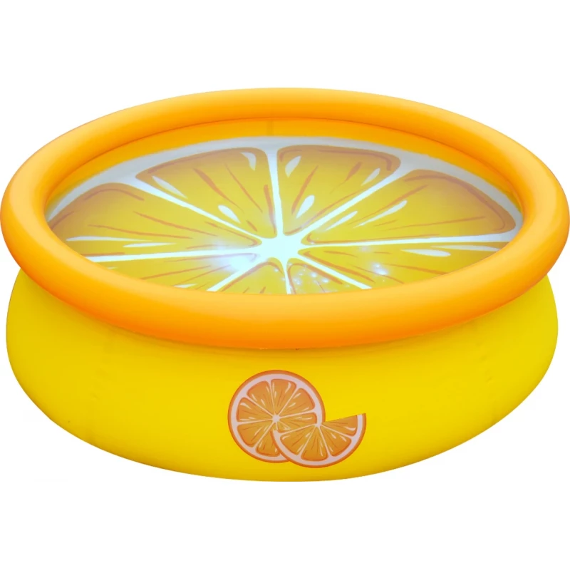 Надувной бассейн SunClub Orange 3D (17789), 457 л, 150 x 150 x 41 см, 3+