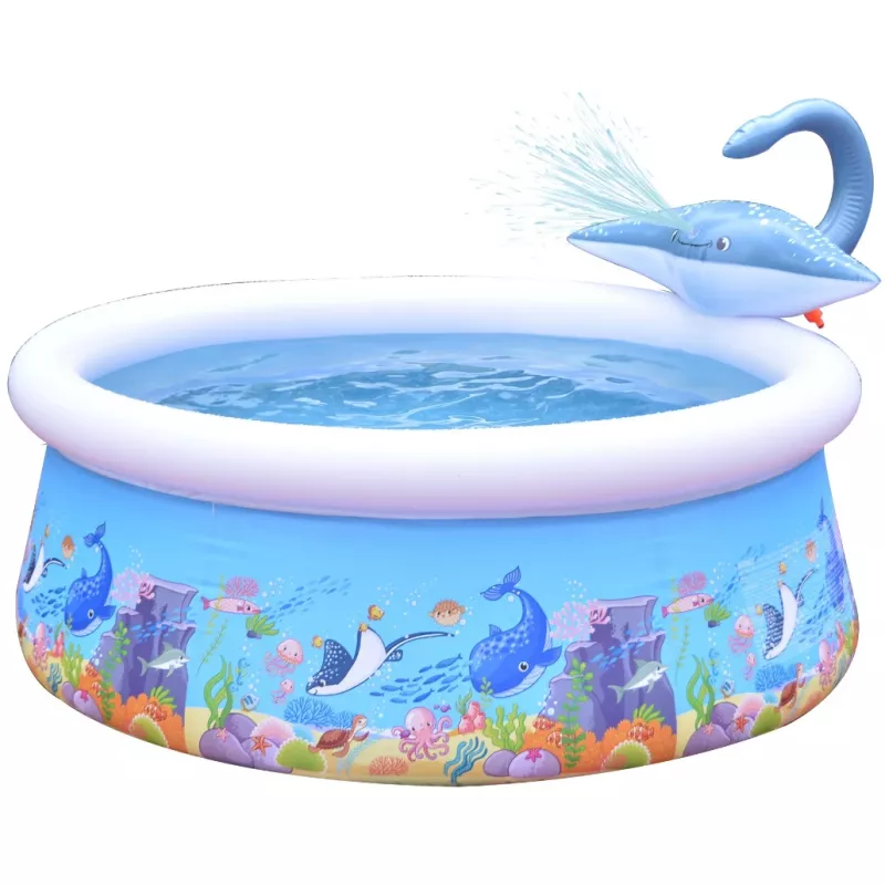 Bazin gonflabil SunClub 3D SPRAY (12150), 1143 l, 175 x 175 x 62 cm, 3+