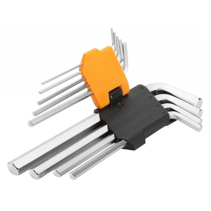 Set chei Tolsen 9 CHEI HEXAGONALE LUNGI 1,5X10MM