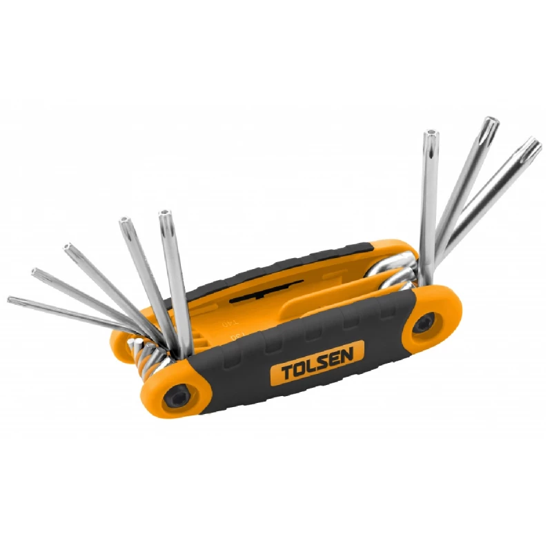 Set chei Tolsen 8 CHEI TORX PLIABILE T9-T40