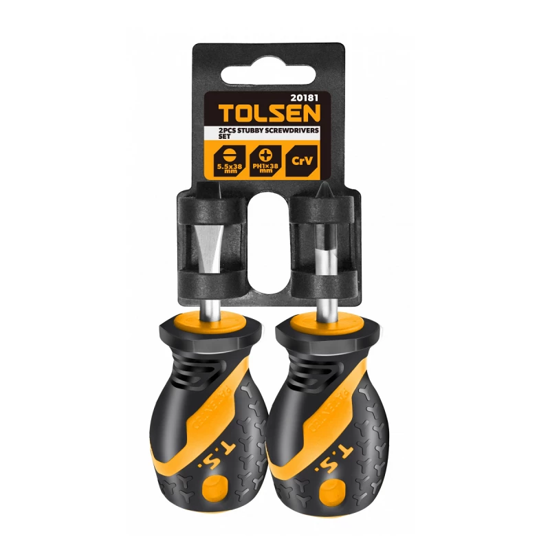 Набор отверток Tolsen Set 2 surubelnite 6,5х38/PH2x38mm