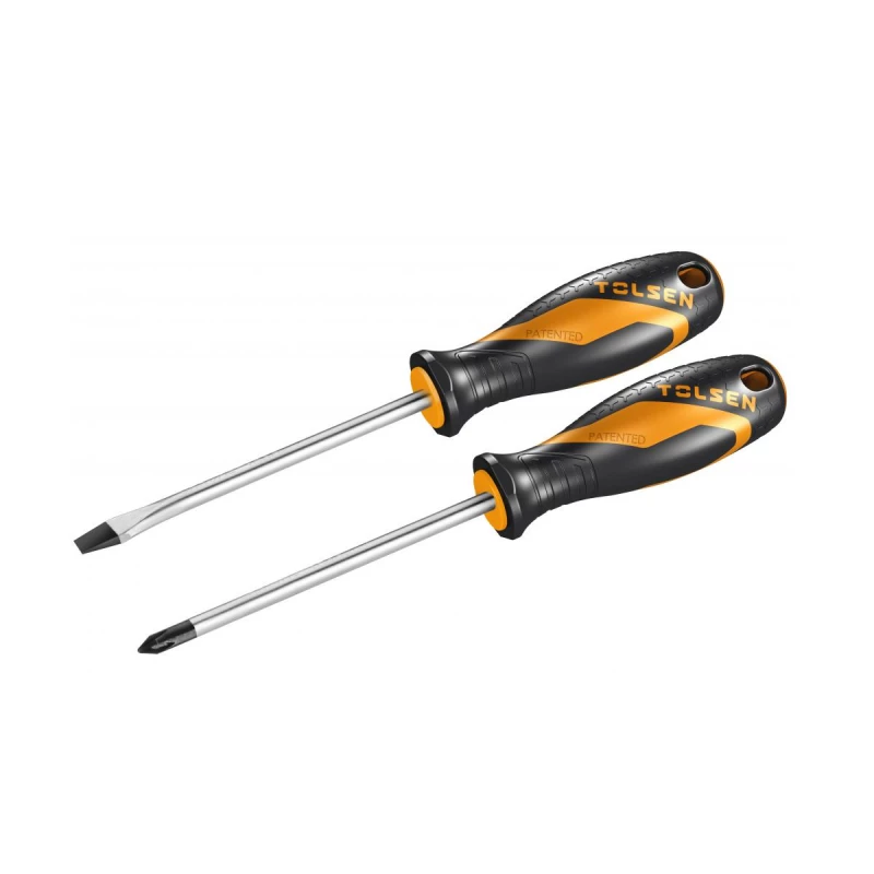 Набор отверток Tolsen Set 2 surubelnite PH2x100/SL6,5x100mm