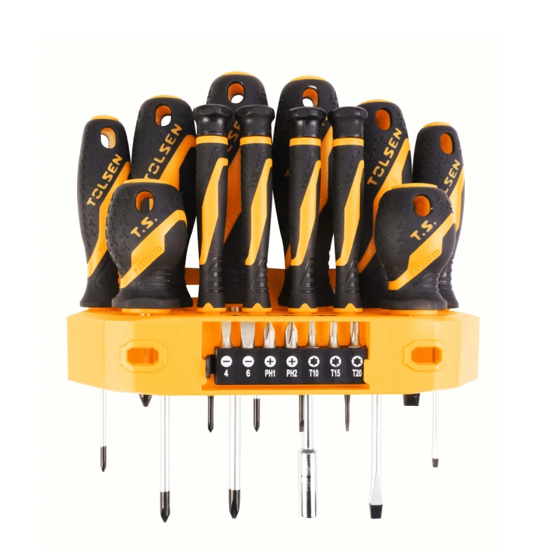Набор отверток Tolsen Set 19 surubelnite si biti