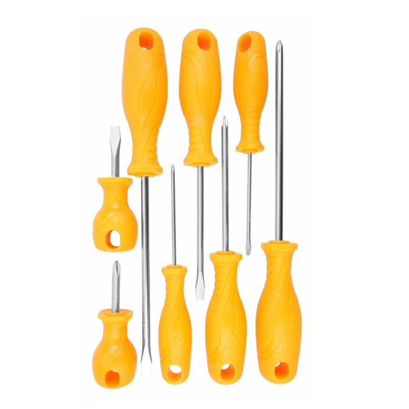 Set de surubelnite Tolsen SET 8 SURUBELNITE SL3.0X75/SL5,5X100/SL6.5X150/6.5X38/PH0X75/PH1X100/PH2X150/PH2X38