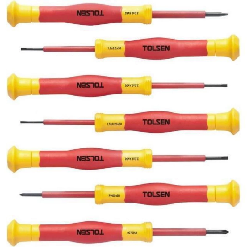 Набор отверток Tolsen 7 surubelnite 1000V