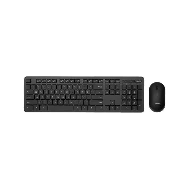 Kit (keyboard+mouse) ASUS WIRELESS KEYBOARD AND MOUSE SET CW100, WIRELESS RF 2.4GHZ, USB NANO-TRANSCEIVER