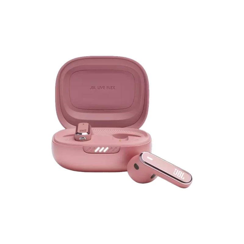 Casti cu fir si microfon JBL TRUE WIRELESS LIVE FLEX PINK