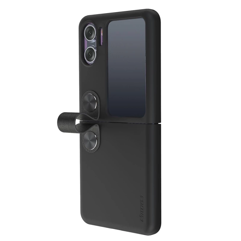 Husa Oppo LIQUID SILICONE  FIND N2 FLIP, BLACK