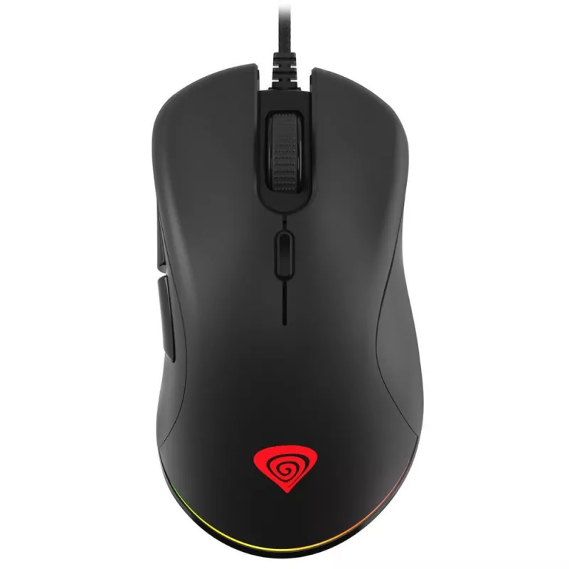 Gaming Mouse Genesis KRYPTON 200, 6400 DPI, RGB ILLUMINATED, SILENT, WITH SOFTWARE, BLACK