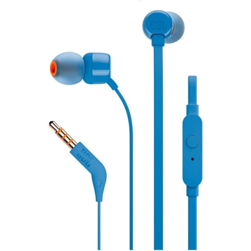 Casti fara fir JBL EARPHONES 3.5MM TUNE 110, BLUE