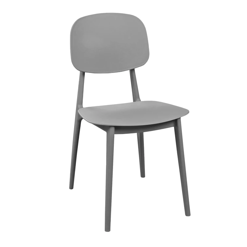 Стул DP Vitality Grey 86F, Полипропилен, Серый