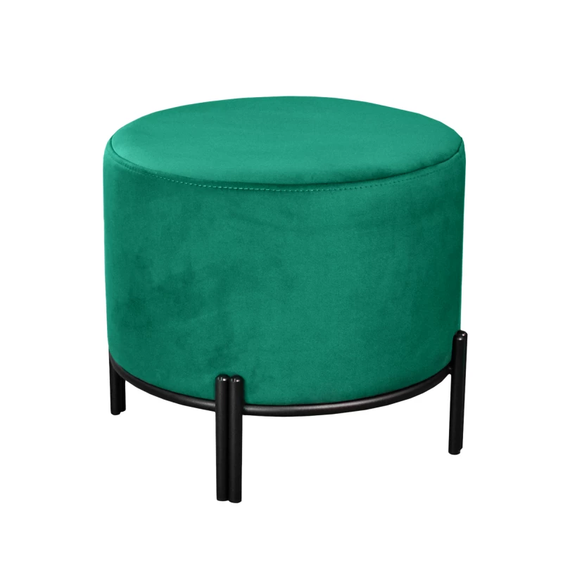 Puf DP KIM, Verde, Negru, 45 x 45 x 40