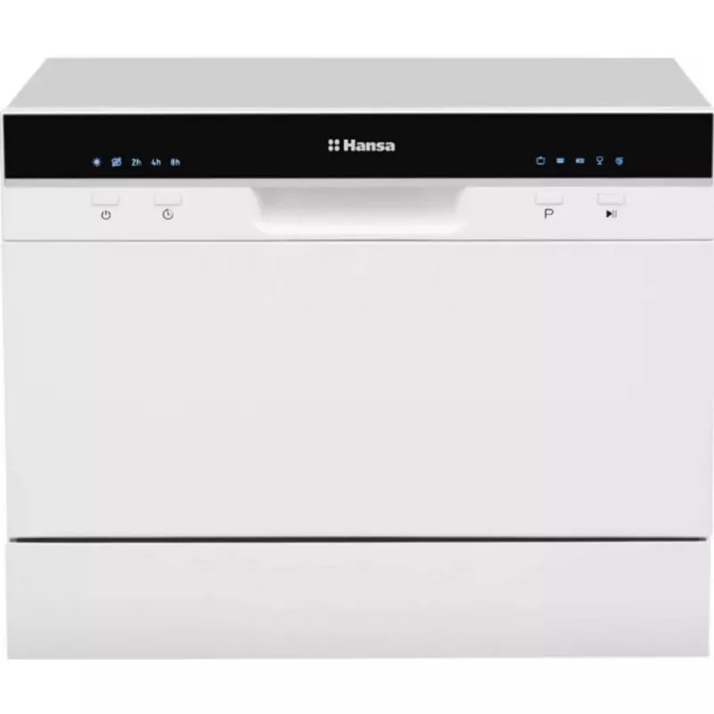 Masina de spalat vase HANSA ZWM556WH, 6 seturi, 5 programe, Alb, F