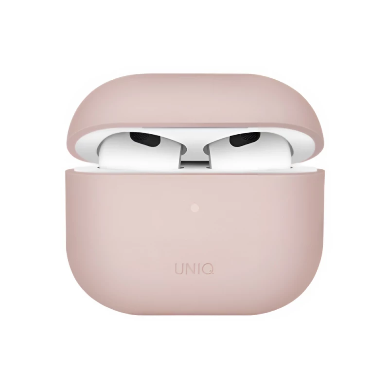 Аксессуары аудио Uniq Case Silicon Lino Hybrid Blush for AirPods 3rd Gen, Pink