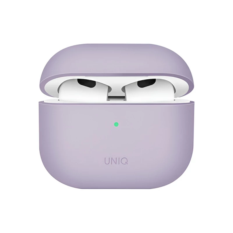 Accesoriu audio Uniq CASE SILICON LINO HYBRID LILAC FOR AIRPODS 3RD GEN, LAVANDER