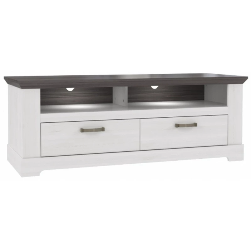 Шкаф MLAND GRLT 121, ЛДСП, Белый дуб, Серый