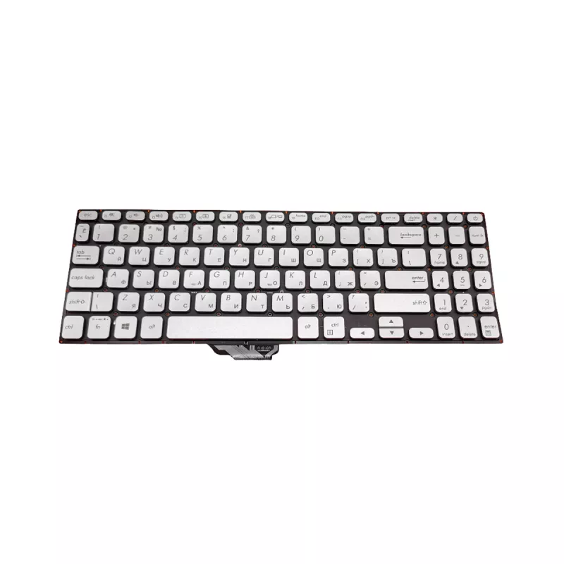Клавиатура OEM Asus S530 S15 X530 Backlight ENG/RU Grey Original
