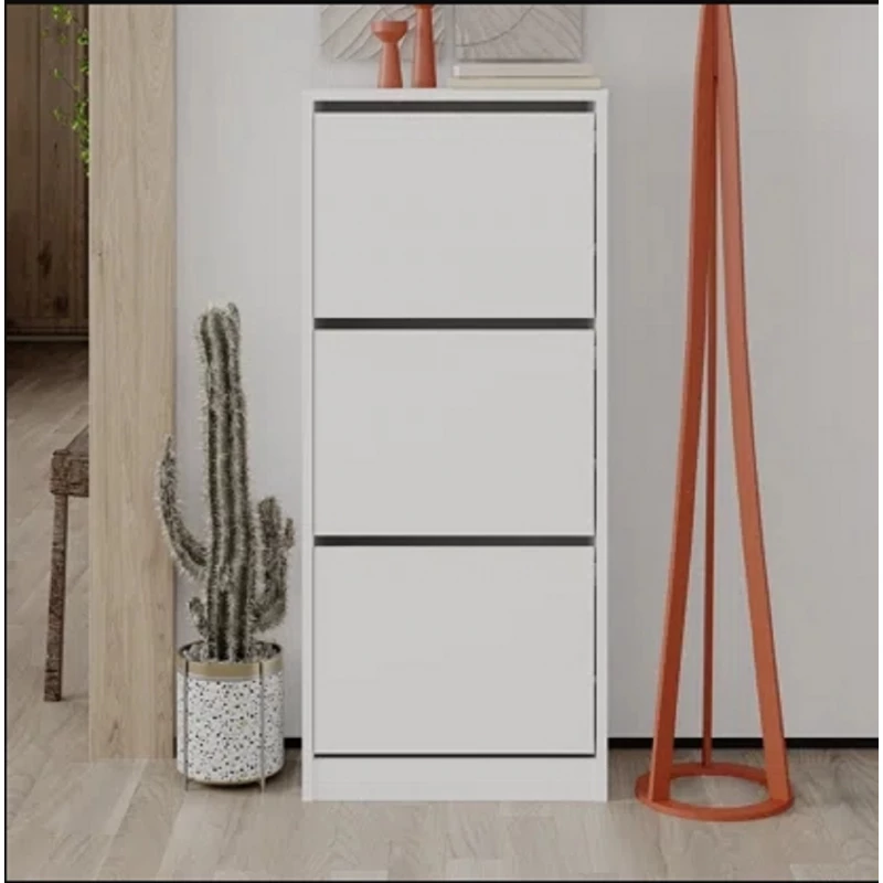 Comoda MLAND THREE SECTION 51 CM - WHITE, Alb, 119 x 51 x 26