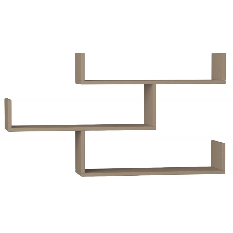 Polița MLAND TIBET BOOKCASE - LIGHT MOCHA, Mocco, 120 x 66 x 23