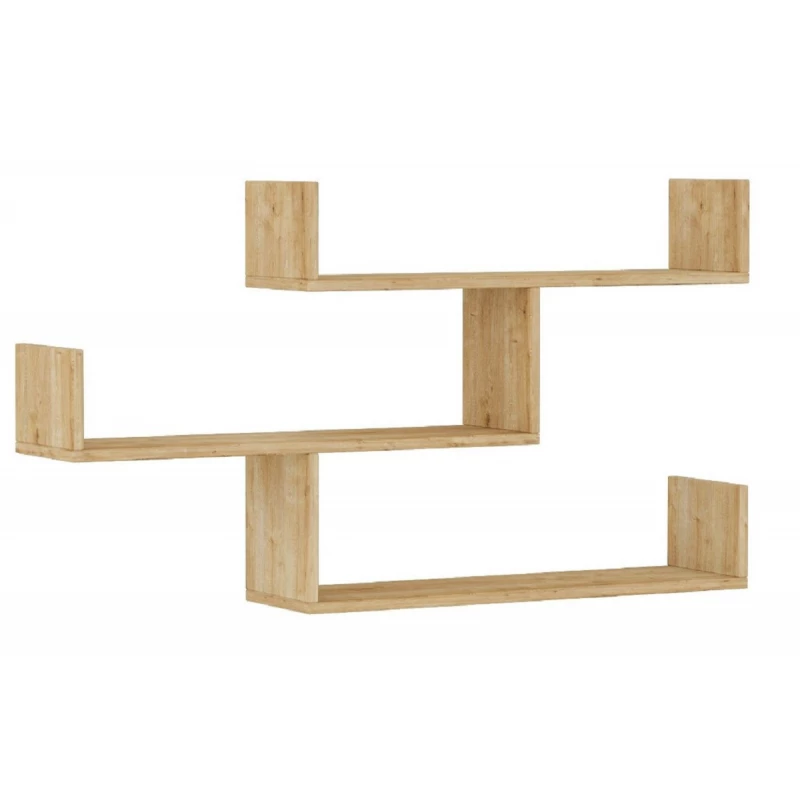 Polița MLAND TIBET BOOKCASE - OAK, Stejar, 120 x 66 x 23