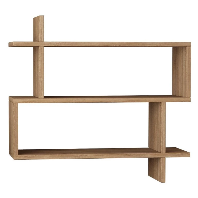 Polița MLAND PARALEL BOOKCASE - OAK, Stejar, 70 x 65.6 x 22