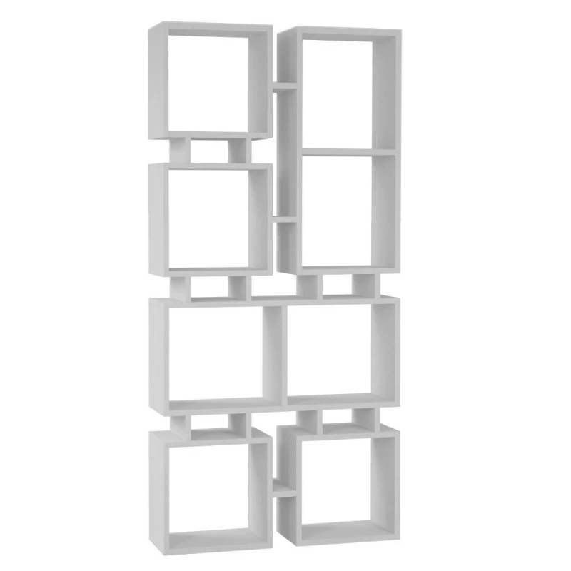 Etajera MLAND RAIL BOOKCASE NO.1, Alb