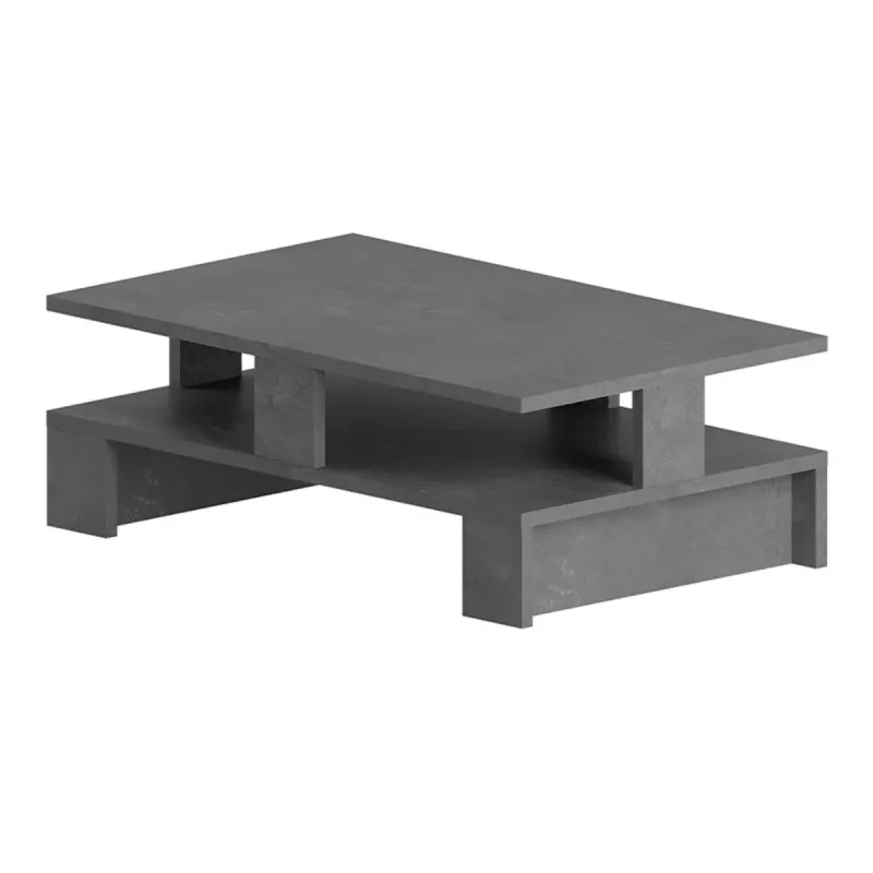 Журнальный кофейный столик MLAND MANSU COFFEE TABLE - RETRO, Серый