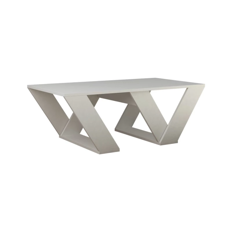 Masa cafea MLAND PIPRA COFFEE TABLE - WHITE, Alb